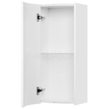 Шкаф одностворчатый подвесной 34х75 см белый глянец Акватон Астера 1A195503AS01L