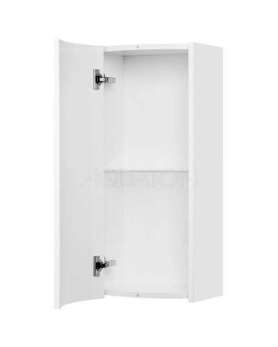 Шкаф одностворчатый подвесной 34х75 см белый глянец Акватон Астера 1A195503AS01L