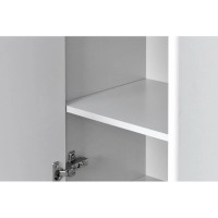 Шкаф одностворчатый подвесной 32х77,2 см дуб полярный L Акватон Сильва 1A215703SIW7L