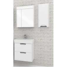 Шкаф одностворчатый подвесной 32х77,2 см дуб полярный R Акватон Сильва 1A215703SIW7R