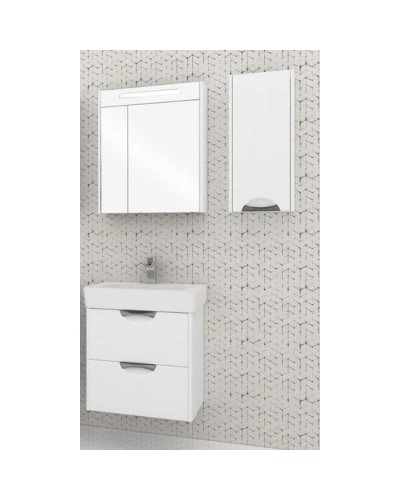 Шкаф одностворчатый подвесной 32х77,2 см дуб полярный R Акватон Сильва 1A215703SIW7R