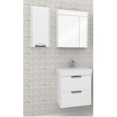 Шкаф одностворчатый подвесной 32х77,2 см дуб полярный L Акватон Сильва 1A215703SIW7L