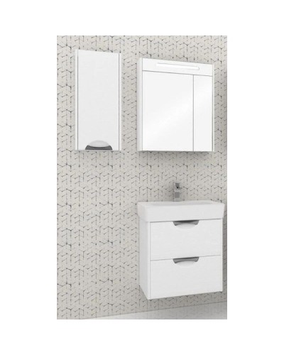 Шкаф одностворчатый подвесной 32х77,2 см дуб полярный L Акватон Сильва 1A215703SIW7L