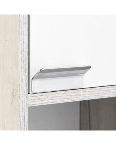 Шкаф подвесной белый глянец/дуб крафт R Акватон Флай 1A237903FAX1R