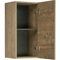 Шкаф одностворчатый подвесной 34х70 см дуб кантри Акватон Лофт Фабрик 1A242803LTDY0