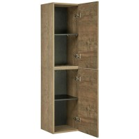 Шкаф одностворчатый подвесной 34х70 см дуб кантри Акватон Лофт Фабрик 1A242803LTDY0