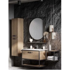 Шкаф одностворчатый подвесной 34х70 см дуб кантри Акватон Лофт Фабрик 1A242803LTDY0