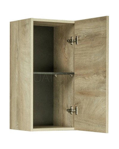 Шкаф одностворчатый подвесной 34х70 см дуб эндгрейн Акватон Лофт Фабрик 1A242803LTDU0