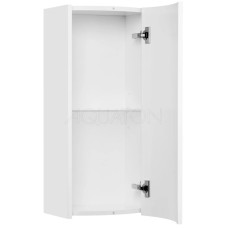 Шкаф одностворчатый подвесной 34х75 см белый глянец Акватон Астера 1A195503AS01R