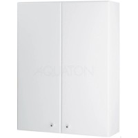 Шкаф двустворчатый подвесной 61х81,8 см белый глянец Акватон Симпл 1A012403SL010