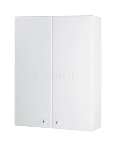 Шкаф двустворчатый подвесной 61х81,8 см белый глянец Акватон Симпл 1A012403SL010