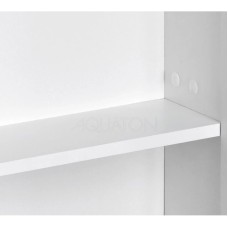 Шкаф двустворчатый подвесной 40х75 см белый глянец Акватон Колибри 1A065403KO01L