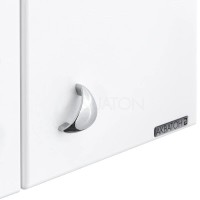 Шкаф двустворчатый подвесной 40х75 см белый глянец Акватон Колибри 1A065403KO01L