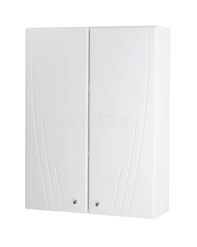 Шкаф двустворчатый подвесной 61х81,8 см белый глянец Акватон Минима 1A001703MN010