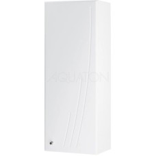 Шкаф одностворчатый подвесной 30,5х81,8 см белый глянец R Акватон Минима 1A001803MN01R