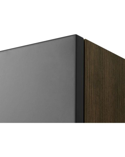 Шкаф одностворчатый подвесной 35х85 см дуб кантри/антрацит R Акватон Терра 1A247503TEKA0