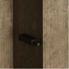 Шкаф одностворчатый подвесной 35х85 см дуб кантри/антрацит R Акватон Терра 1A247503TEKA0