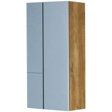 Шкаф двустворчатый подвесной 43х86,4 см дуб рустикальный/фьорд Акватон Мишель 1A243903MIX30