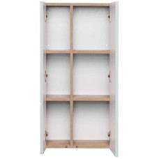 Шкаф двустворчатый подвесной 43х86,4 см дуб рустикальный/фьорд Акватон Мишель 1A243903MIX30