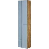 Шкаф двустворчатый подвесной 43х86,4 см дуб рустикальный/фьорд Акватон Мишель 1A243903MIX30