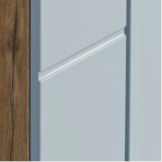 Шкаф двустворчатый подвесной 43х86,4 см дуб рустикальный/фьорд Акватон Мишель 1A243903MIX30