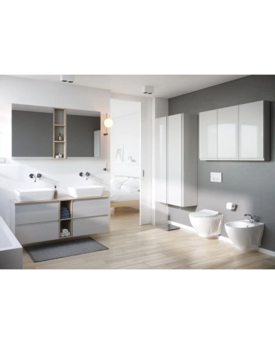 Шкаф подвесной белый глянец Cersanit Moduo SW-MOD40/Wh