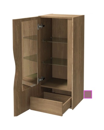 Подвесная колонна шарниры слева нежно-розовый матовый Jacob Delafon Stillness EB2006G-M71