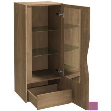 Подвесная колонна нежно-розовый матовый шарниры справа Jacob Delafon Stillness EB2006D-M71