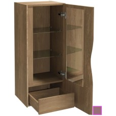 Подвесная колонна нежно-розовый матовый шарниры справа Jacob Delafon Stillness EB2006D-M71