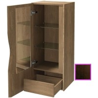 Подвесная колонна натуральный темный дуб шарниры слева Jacob Delafon Stillness EB2006G-P7