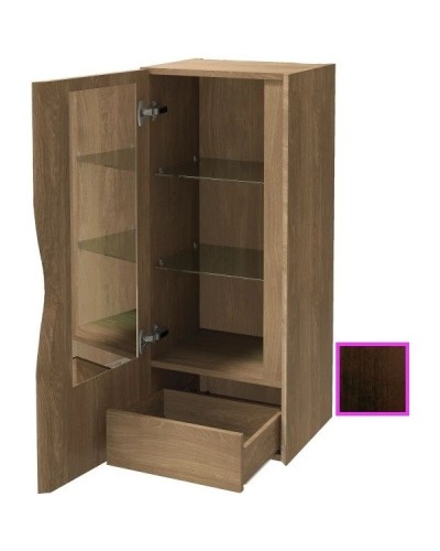 Подвесная колонна натуральный темный дуб шарниры слева Jacob Delafon Stillness EB2006G-P7