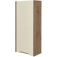 Шкаф подвесной бежевый/дуб веллингтон L Акватон Оливия 1A254703OLVGL