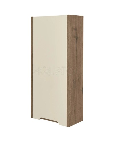 Шкаф подвесной бежевый/дуб веллингтон L Акватон Оливия 1A254703OLVGL