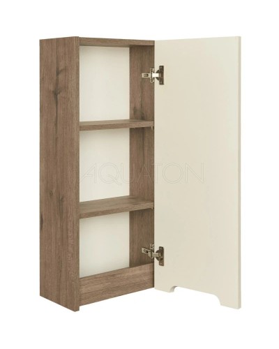 Шкаф подвесной бежевый/дуб веллингтон R Акватон Оливия 1A254703OLVGR