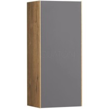 Шкаф подвесной графит софт/дуб веллингтон L/R Акватон Сохо 1A258403AJA00