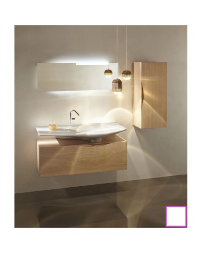 Подвесная колонна белый глянец шарниры справа Jacob Delafon Stillness EB2006D-G1C