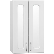 Подвесной шкаф Style Line Эко Стандарт 48 со стеклом Белый глянец