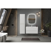 Шкаф подвесной с двумя распашными дверцами с доводчиками, универсальный 400x300x1500 CEZARES RELAX-1500-2A-SO-BL