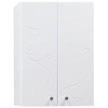 Шкаф двустворчатый подвесной 61х81,8 см белый глянец Акватон Домус 1A153003LL010