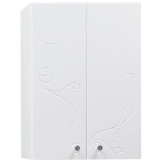 Шкаф двустворчатый подвесной 61х81,8 см белый глянец Акватон Домус 1A153003LL010