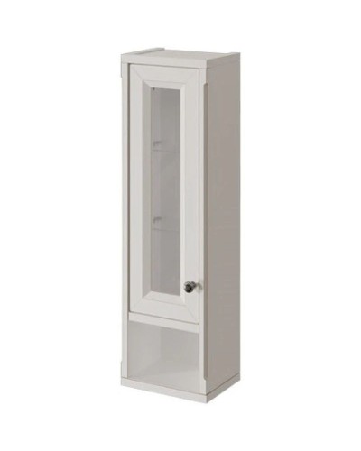 Шкаф одностворчатый белый матовый L Caprigo Jardin 10490L-B031G