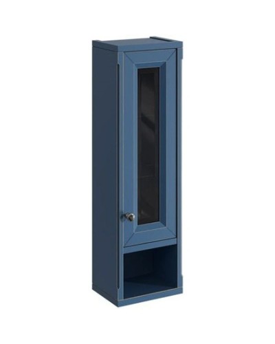 Шкаф одностворчатый синий матовый R Caprigo Jardin 10490R-B036