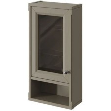 Шкаф одностворчатый серый матовый L Caprigo Jardin 10492L-B021