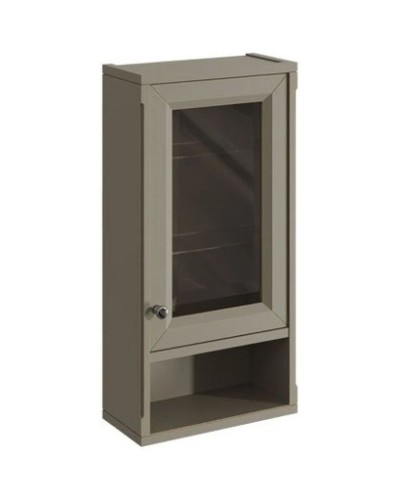 Шкаф одностворчатый серый матовый R Caprigo Jardin 10492R-B021