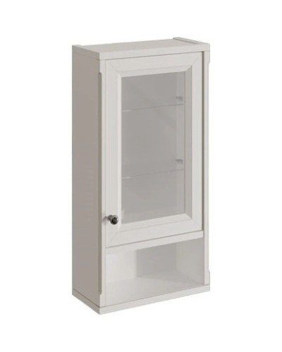 Шкаф одностворчатый белый матовый R Caprigo Jardin 10492R-B031G