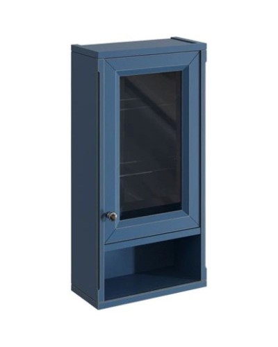 Шкаф одностворчатый синий матовый R Caprigo Jardin 10492R-B036