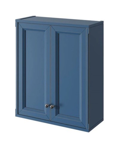 Шкаф двустворчатый синий матовый Caprigo Jardin 10495-B036