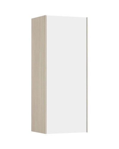 Шкаф одностворчатый 34,6х85 см белый глянец/ясень шимо L/R Акватон Асти 1A262903AX010