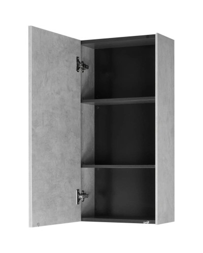 Шкаф одностворчатый 30х70 светло-серый L/R Акватон Марбл 1A276403MH8A0