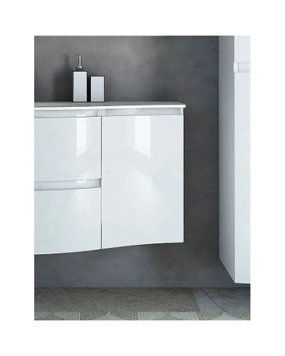 Шкаф одностворчатый 34х55 Bianco Lucido R Cezares Vague 44222